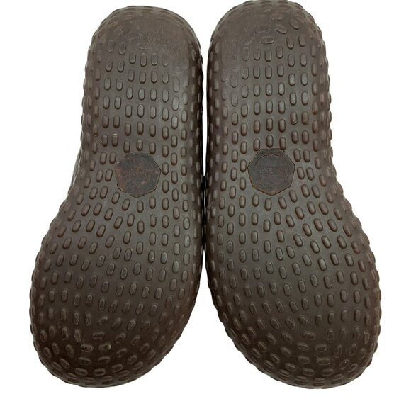 Born Pebbled Leather Lace Ankle Boots Womens 8 Stitched Detailing - Picture 9 of 12